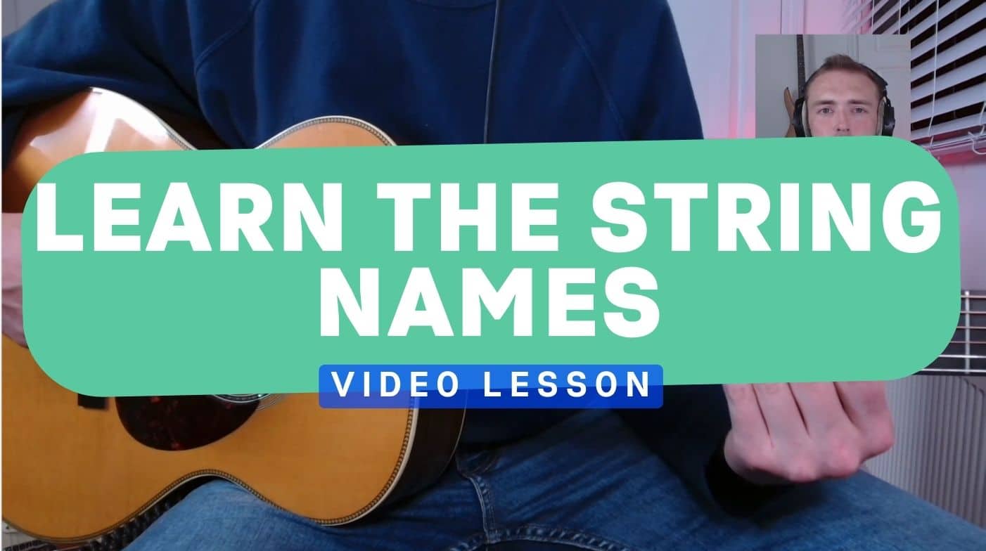 Easily Memorize Guitar String Names with this Rhyme