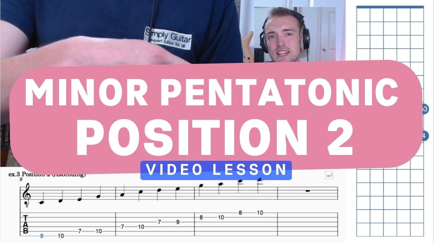 Unravelling the Second Position of the Minor Pentatonic Scale