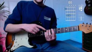 B5 Power Chord Three String Voicing