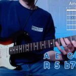 A Minor 7 (Am7) Open Chord