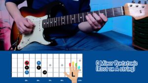 C Minor Pentatonic Starting on the A String