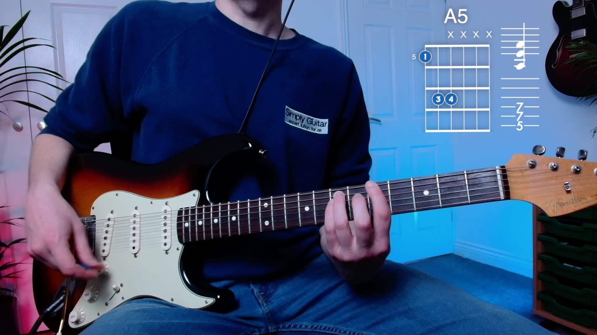 A5 (E String Root) Three String Voicing