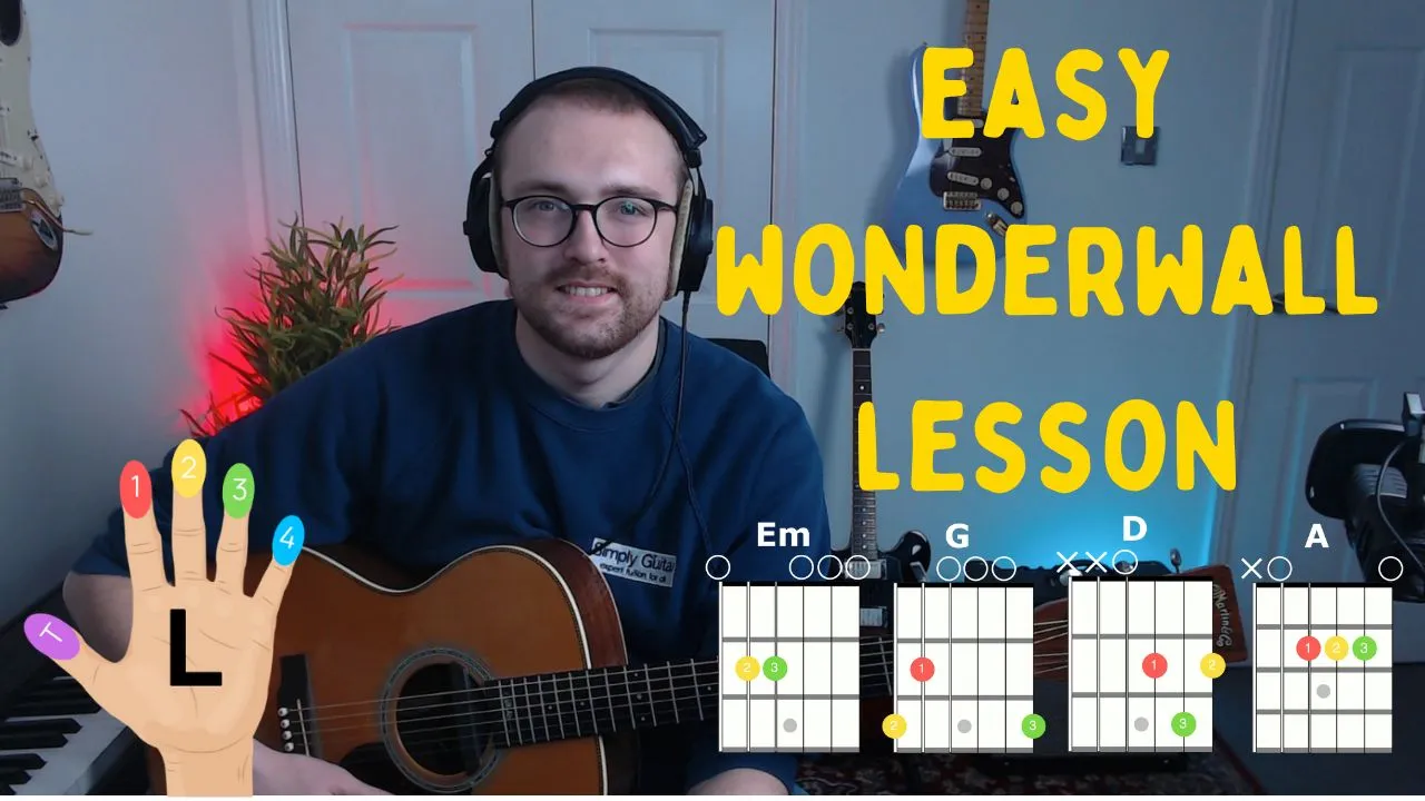 Wonderwall – Easy Beginner Version