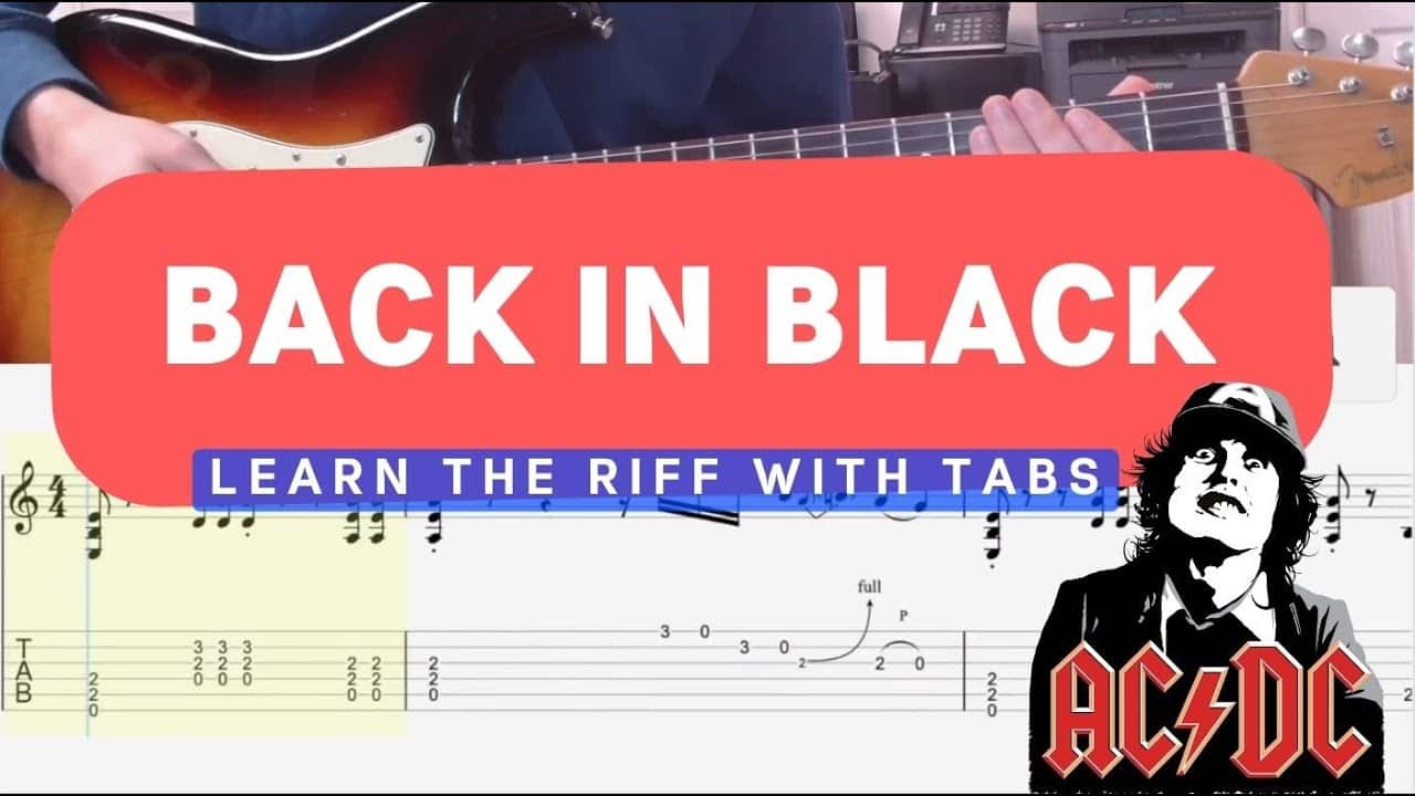 AC/DC Back in Black Lesson Cover Image